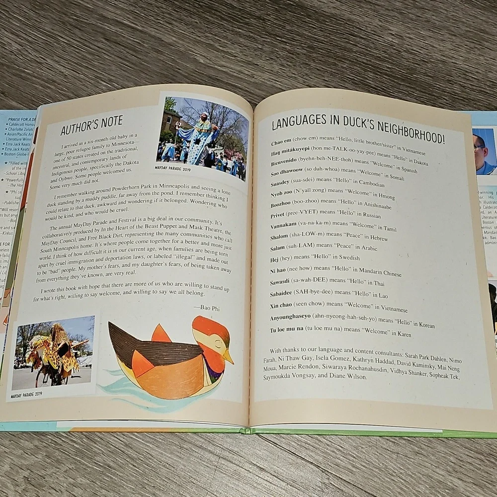 Hello, Mandarin Duck! Children's Book, Hard Cover, NEW condition!!